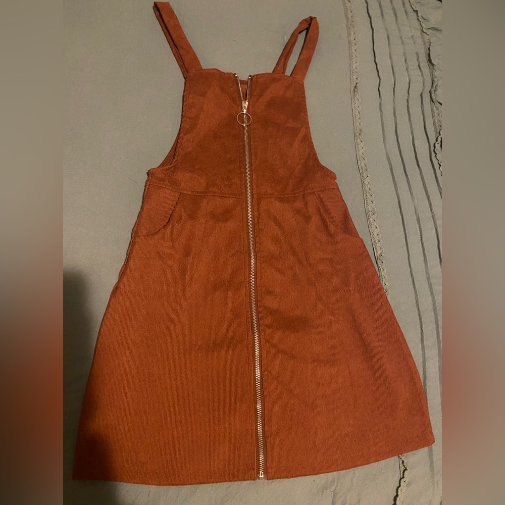 Fall Brown Corduroy Jumper